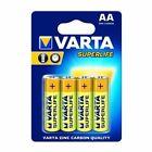 Varta Superlife AA Zinco-Carbonio 1.5V 4 Batterie Non-Ricaricabile - Giallo