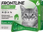 Frontline Combo Spot-On Gratti Elimina Pulci, Zecche e Pidocchi Masticatori 6 Pipette