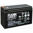 FIAMM IC-FG20721 12V 7,2 Ah Batteria al Piombo - Nera